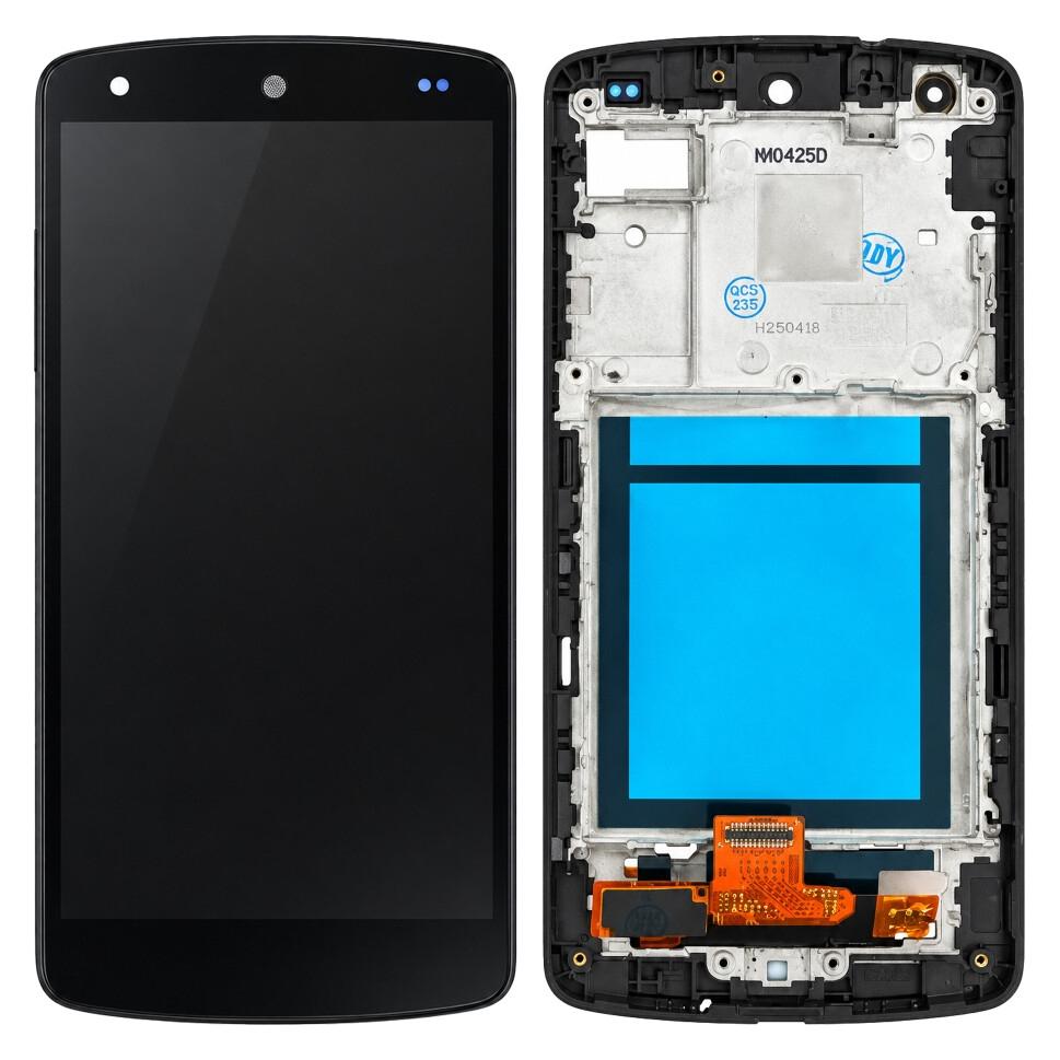 LG Nexus 5 Front Cover & LCD Display black ACQ86661402 (Display, LG Nexus 5) (ACQ86661402)