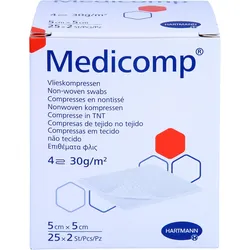 Medicomp Kompressen 5x5 cm Steril 50 ST