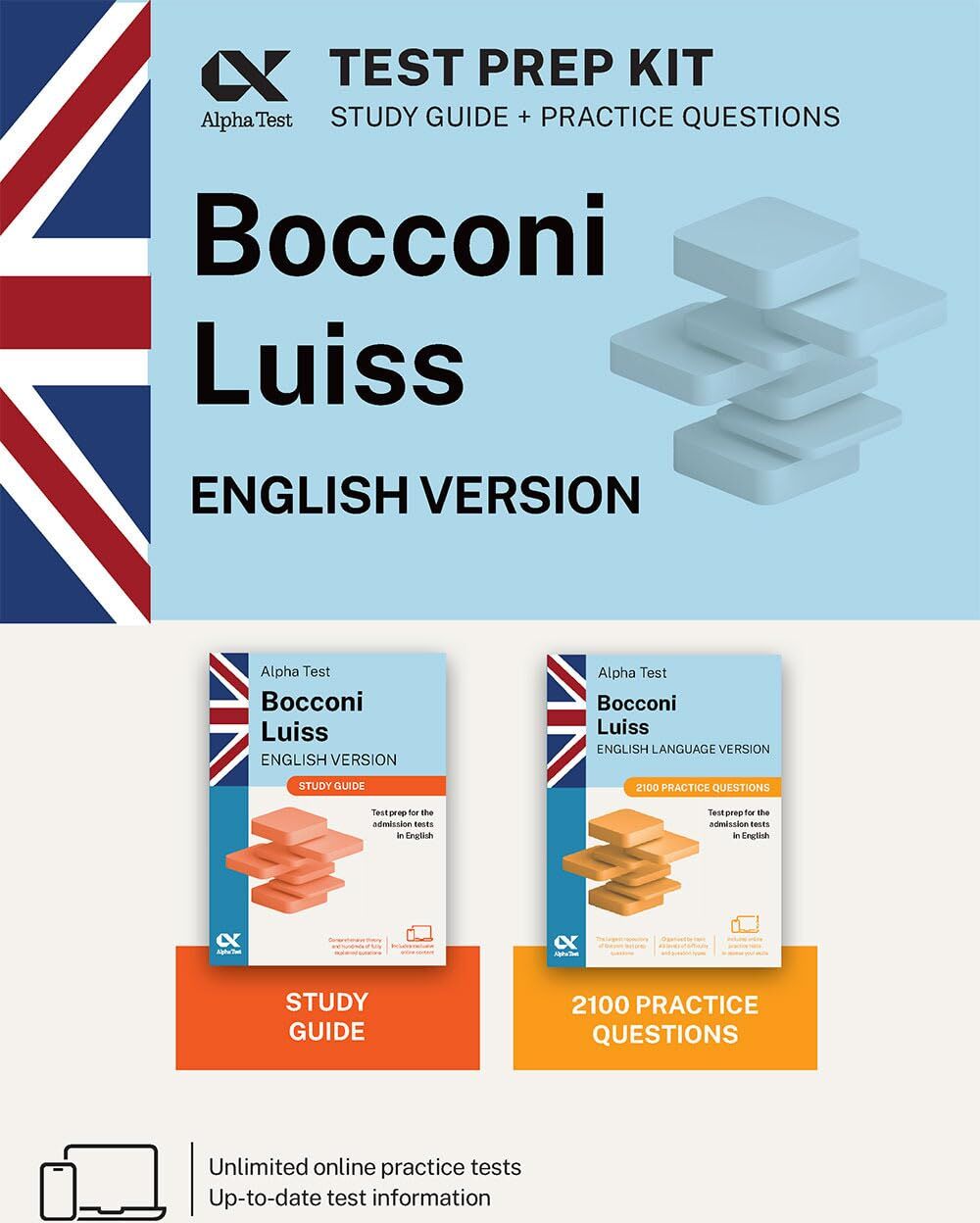 Alpha Test Bocconi Luiss. English version 2026-2027. Test prep kit. For university admission tests. Digital platform and online simulator included. Con espansione online (TestUniversitari) - Preis vom 13.10.2026 11:25:28 h