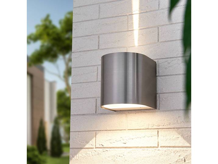Albert Leuchten LED Außenwandleuchte Lenis, alu / grau / zink, Aluminium, Modern