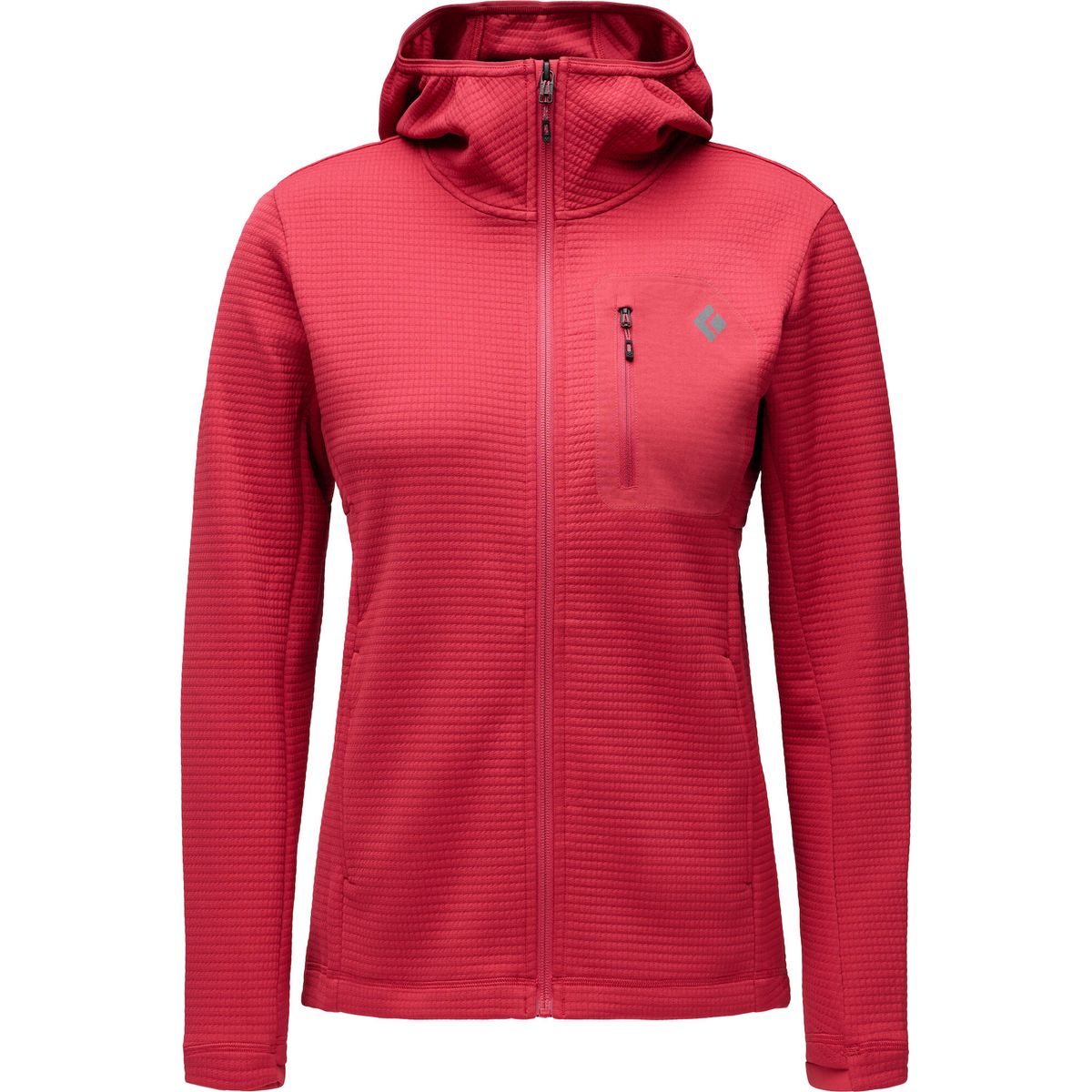 Black Diamond W Diverge Full Zip Hoody mineral red (6030) LRG AP7441206030LRG1