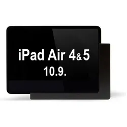 TabLines TWP005B Wandhalterung für iPad Air 4 und 5 10.9, schwarz, Tablet Halterung, Schwarz