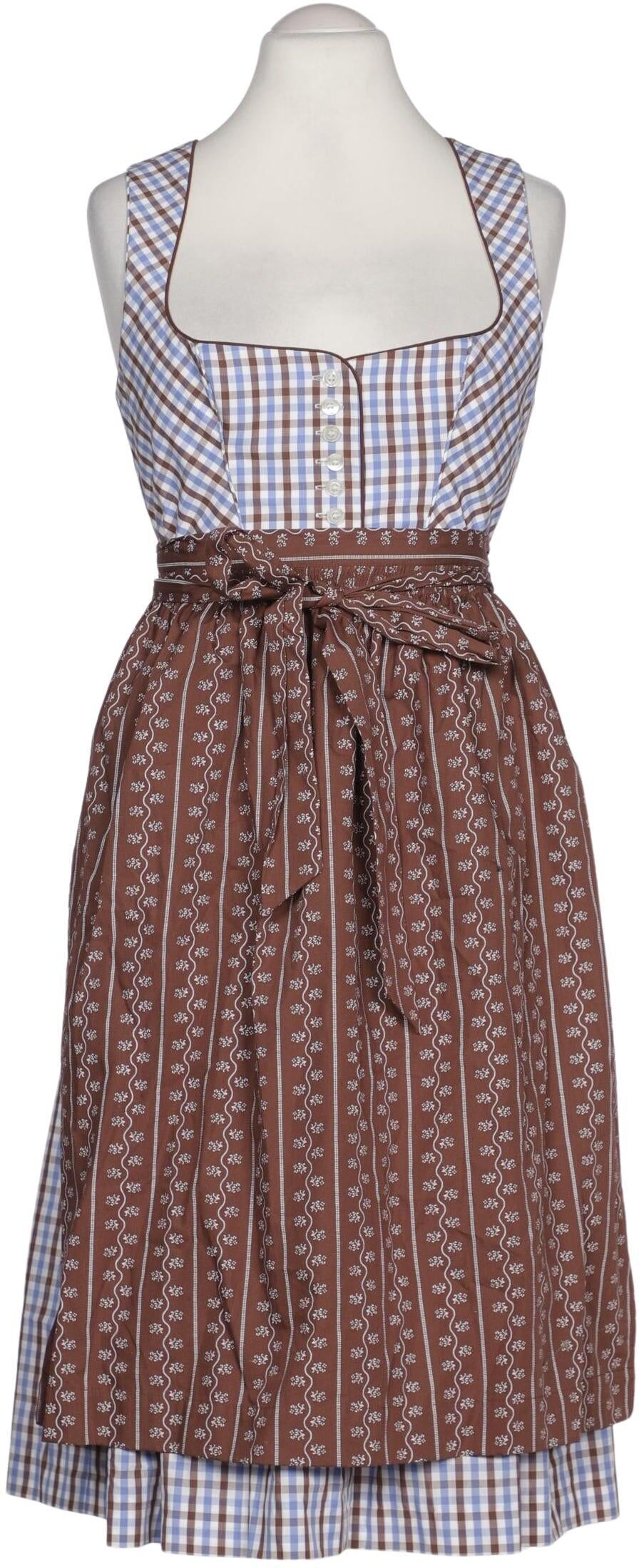 Wenger Tracht Damen Kleid, Mehrfarbig, Gr. EU 40, Baumwolle - Second Hand