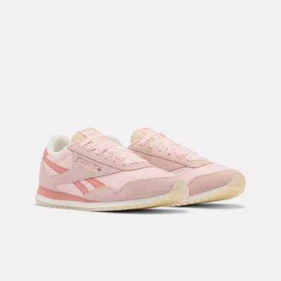 Sneaker REEBOK CLASSIC "CLASSIC AZ", Damen, Gr. 38, rosa (purepink, gentlepink, chalk), Leder, Textil, Schuhe Sneaker