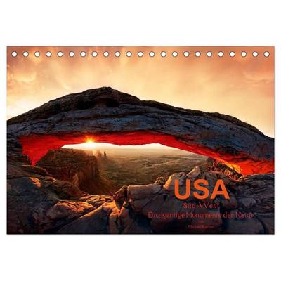 USA Süd-West (Tischkalender 2027 DIN A5 quer), CALVENDO Monatskalender