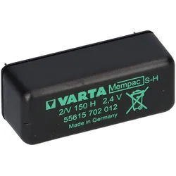 Varta Mempac 2/V150H 2,4V / 150mAh Print 2/2 ++/-- VKB 55615 702 012