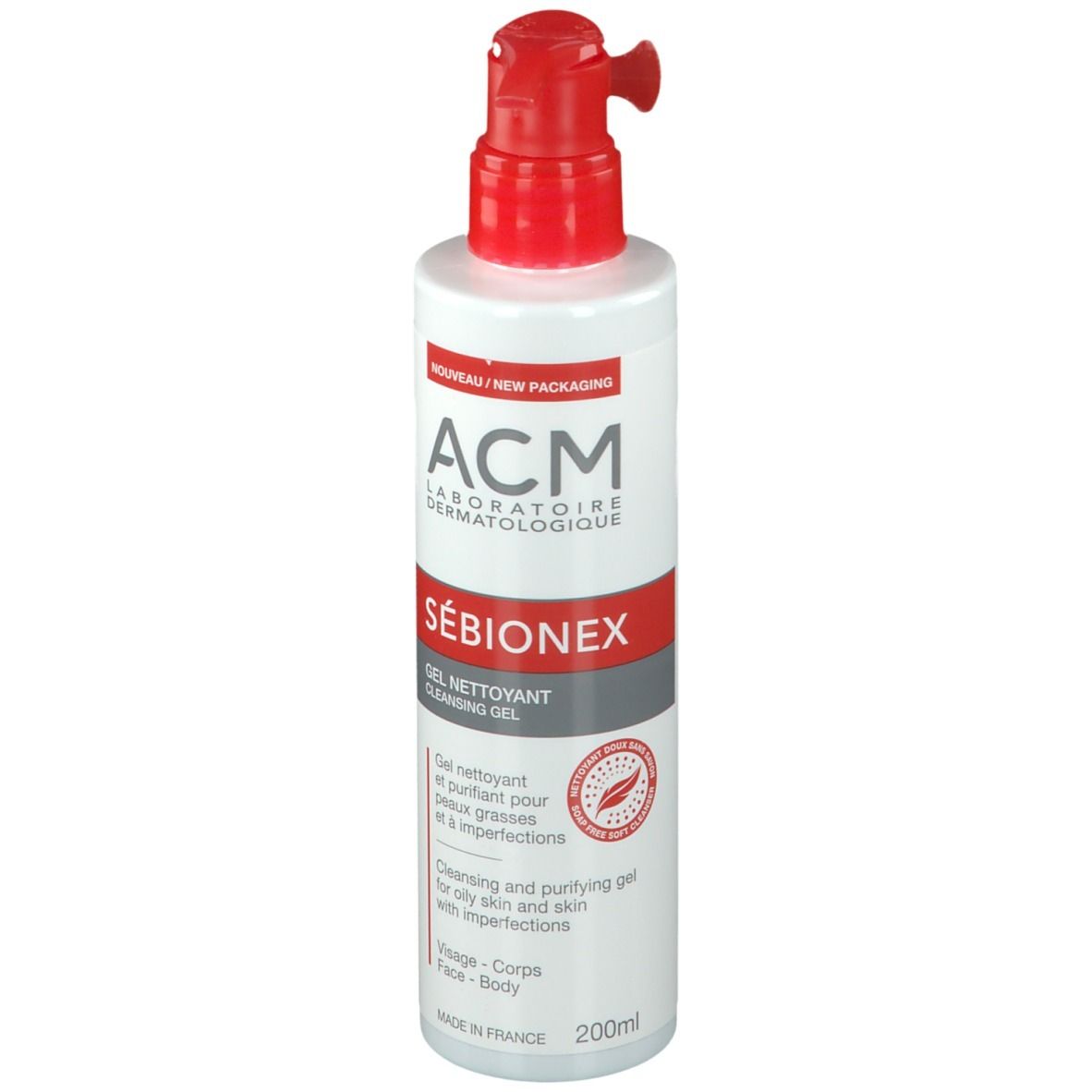 Sebionex GEL Moussant - Gel moussant purifiant. fl 200 ml Waschgel