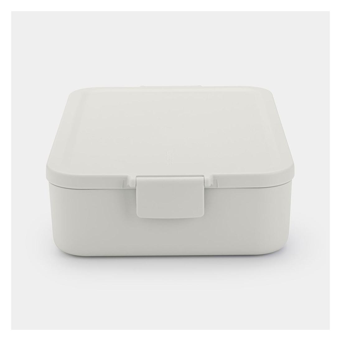 Brabantia Lunchbox Make & Take 25.5 x 16.7 x 6 cm, Hellgrau (203121)