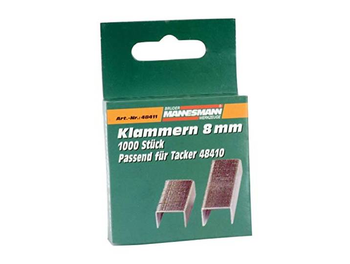 MANNESMANN Lot de 3 Boites de 1000 Agrafes 8 x 12 mm pour Cloueuse M48410
