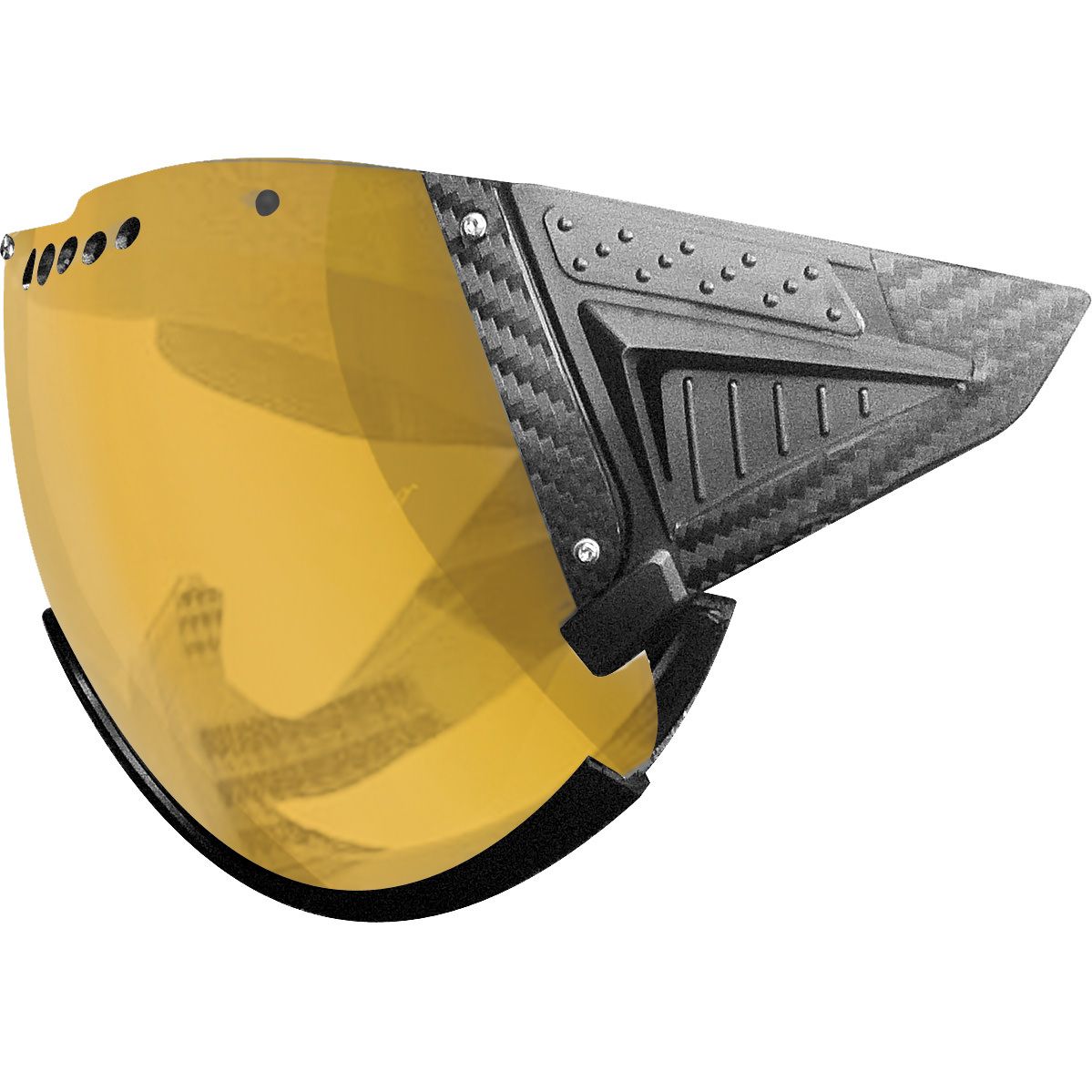 Casco SNOWmask 2 Visier orange Schlechtwetterglas - S