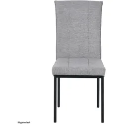 HTI-Living, Stühle, Stuhl Matthew Hellgrau (1x)