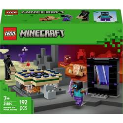 LEGO MINECRAFT 21584 LEGO® MINECRAFT Reise durch Nether und Endportal (21584); Spielzeug für Gamer