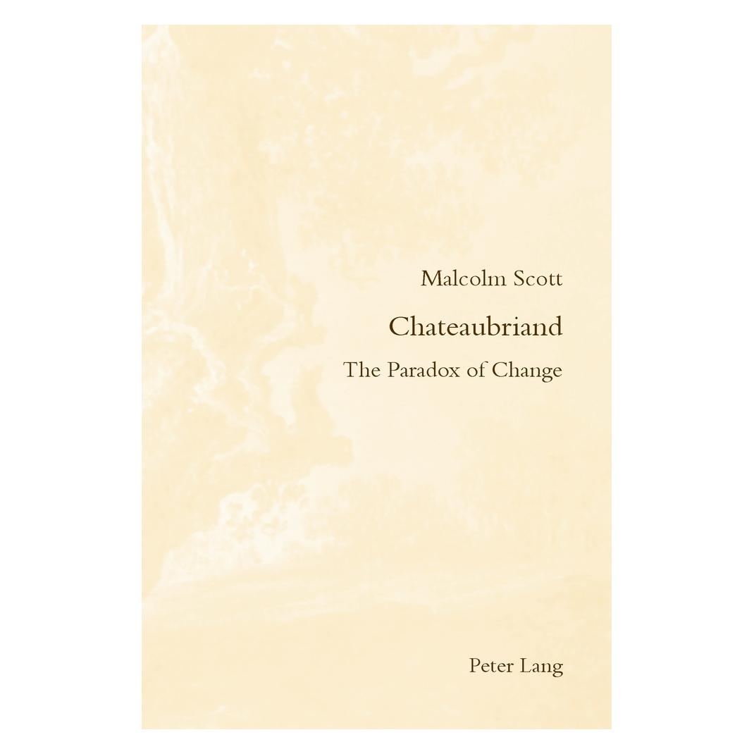 Peter Lang Chateaubriand (Englisch, Softcover, Malcolm Scott) (56027183)