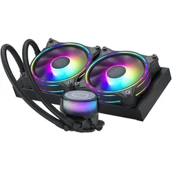 Cooler Master MasterLiquid ML240 ILLUSION, CPU Wasserkühler, Schwarz
