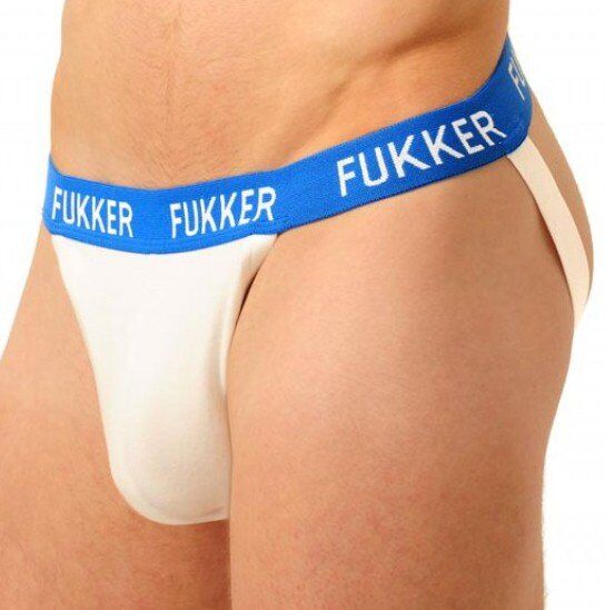 Fukker Jockstrap Blanc et Bleu