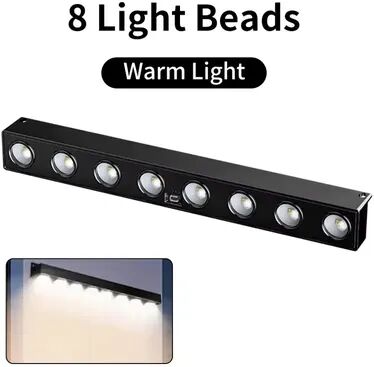 Combo Retail Shop Solar Wall Light, Outdoor Waterproof Garden Decor, Balcony Staircase Fence Lamp, Solar Powered Sign Lighting 8led warm