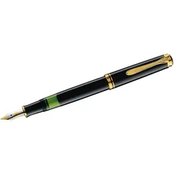 Pelikan Kolbenfüllhalter Souverän M400 Feder B schwarz