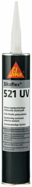 Mastic hybride PU 300ml cartouche blanc Sikaflex 521 UV (54864)