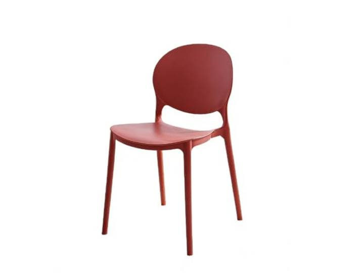 XXAD553TY Ergonomischer Stuhl, Kunststoffstuhl, geeignet for Büroarbeitszimmer Kleiderschrank(Red)
