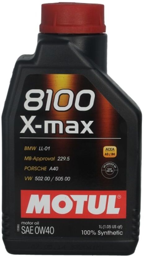 Huile moteur MOTUL 104531 8100 X-Max 0W40 1L