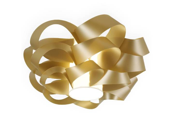 Deckenleuchte Cloud Ø 75cm Gold/Gold Kunststoffart: Polyacryl Material: Kunststoff E27