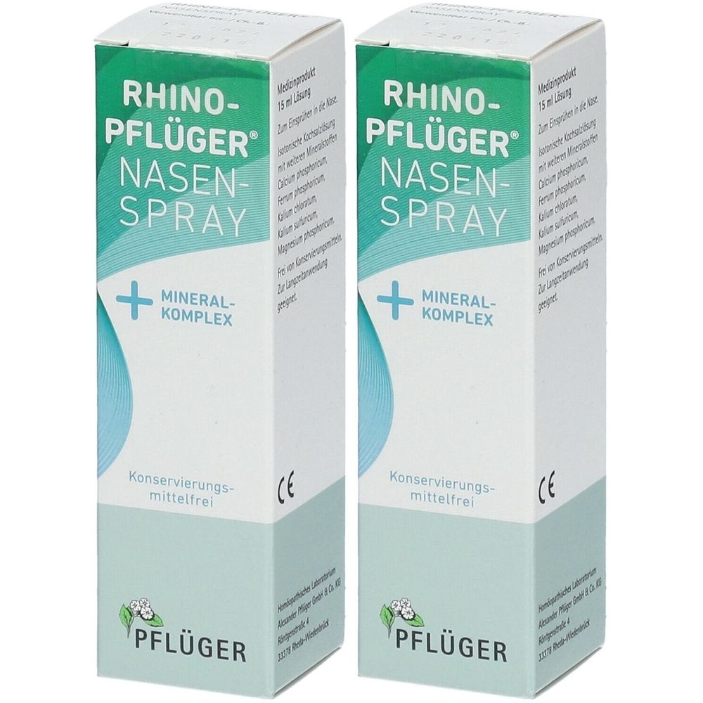 Rhino-Pflüger Nasenspray + Mineralkomplex x2 2x15 ml