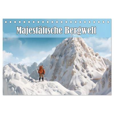 Imposante Bergwelt (Tischkalender 2026 DIN A5 quer), CALVENDO Monatskalender