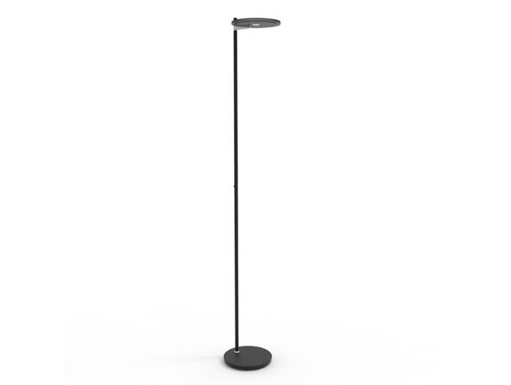 Steinhauer Exclusive Deckenfluter Turound - Schwarz , rauchfarbe