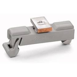 WAGO 790-110 Träger mit Ableitfuß Passend für (Details): Schirmklemmbügel 790-108 Grau 25 St.