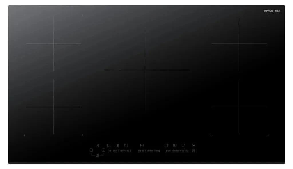 Inventum IKI9035 Inductiekookplaat met 5 zones, zwart, 90 cm