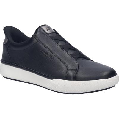 Sneaker JOSEF SEIBEL "Claire 33, schwarz-basalt", Damen, Gr. 37, schwarz (schwarz, basalt), Obermaterial: 100% Rindsleder Leather cow., Schuhe Sneaker