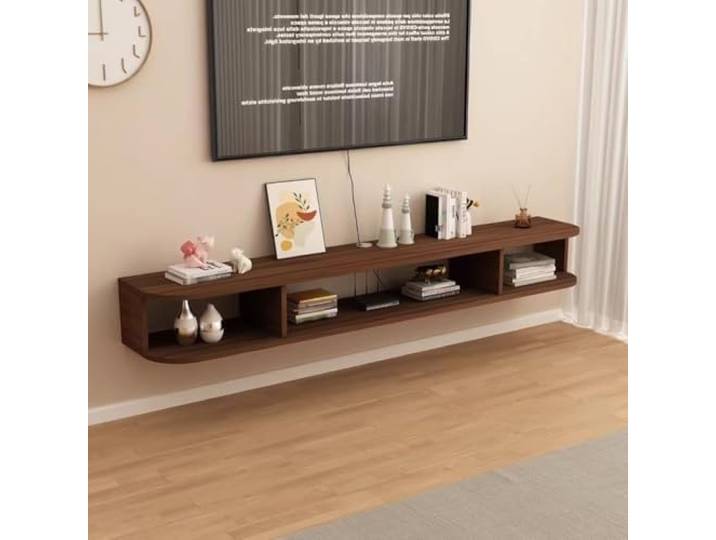 lowboard Moderner schwebender TV-Ständer, wandmontierte Medienkonsole Mit Aufbewahrungs-TV-Schränken for Schlafzimmer und Wohnzimmer