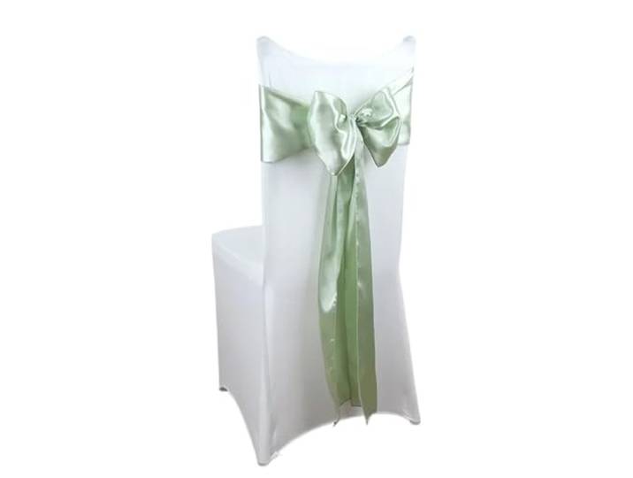 Stuhlschleifen für Hochzeiten 10/50PCS Hochzeit Satin Stuhl Schärpen Einstellung Grün Bögen Bänder for Bankett Party Gang Band Dekor(Green,50pcs)