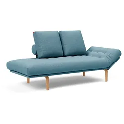 INNOVATION LIVING Schlafsofa Rollo Bow Stoff Light Blue