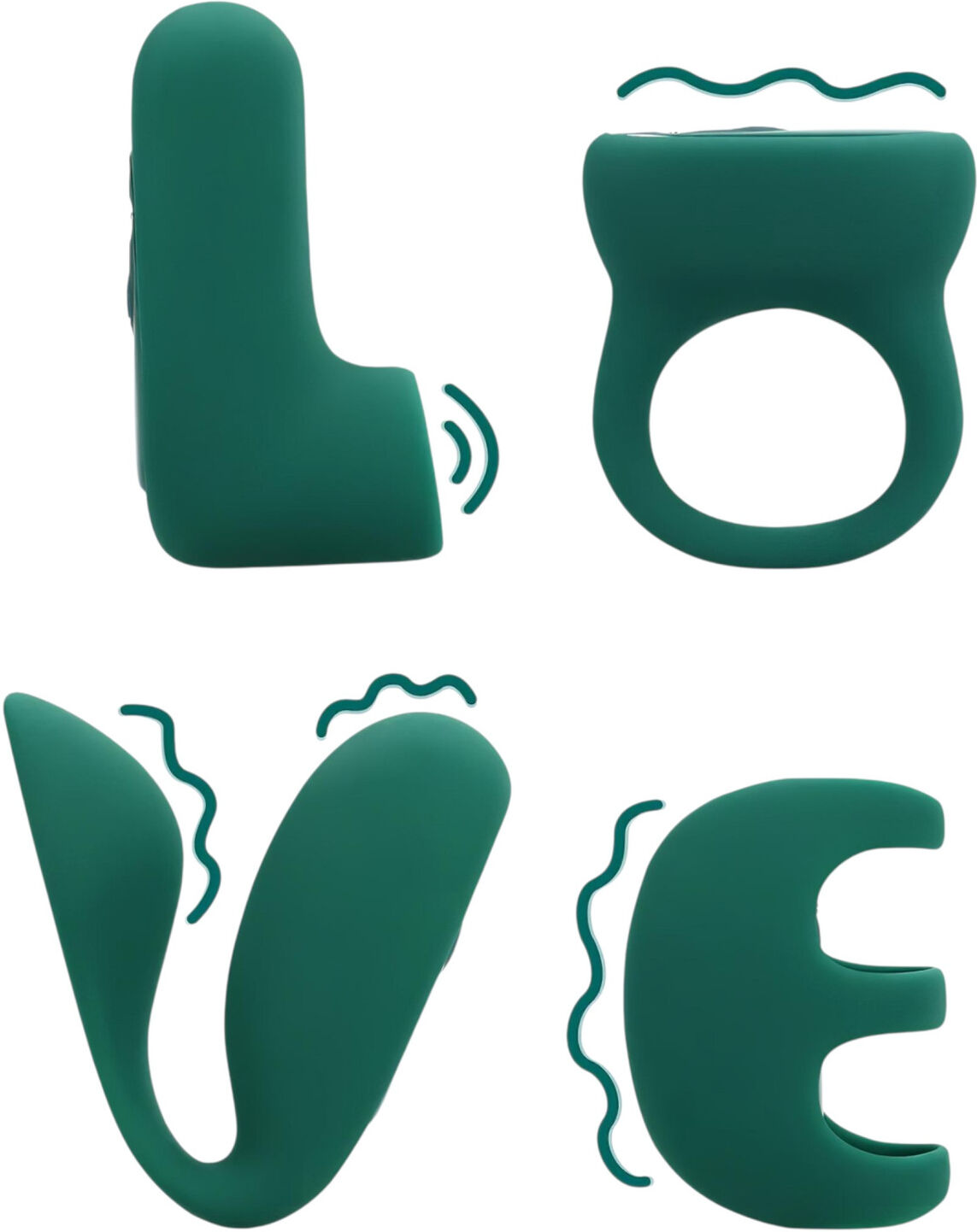 Loveline (S)explore - Couples' Intimacy Kit (Green)