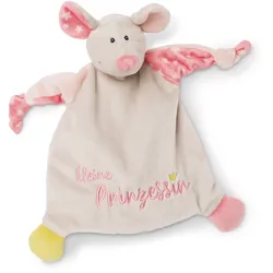 NICI Schmusetuch Maus Kleine Prinzessin 25x25cm