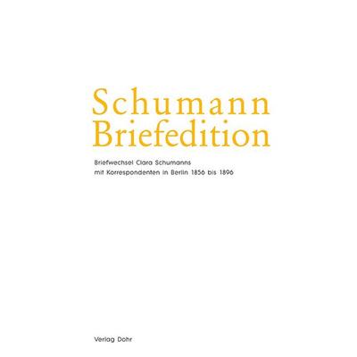 Schumann-Briefedition / Schumann-Briefedition II.18, Gebundene Ausgabe von , Dohr köln, 978-3-86846-055-1