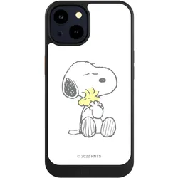 Nivocase Hülle für Apple iPhone 14 Handyhülle NIVOcore Case Schwarz Liebe Peanuts Snoopy (Apple iPhone 14), Smartphone Hülle, Schwarz
