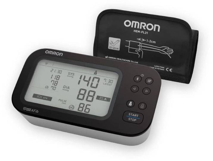 Omron M7 Intelli IT AFIB Bloeddrukmeter (2024) – Met Bluetooth\, Hartritme Detectie & 2 Gebruikers