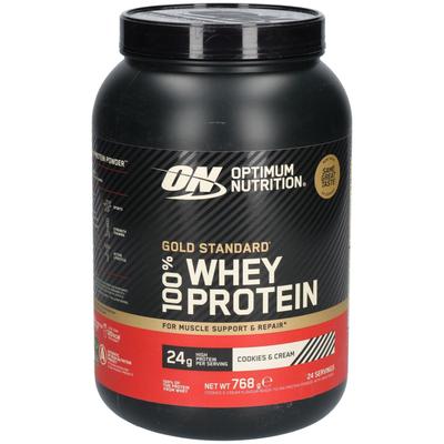 Optimum Nutrition 100% Whey Gold Standard Cookies & Cream 768 g Puder