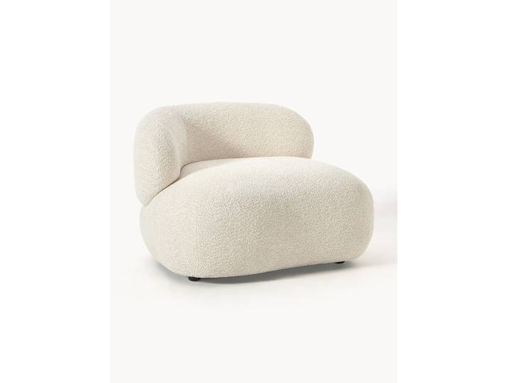 Loungesessel Alba aus Teddy-Bouclé
