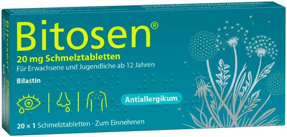 Bitosen 20 mg Schmelztabletten bei Allergien