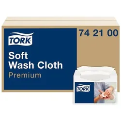 Tork Vaskeklud premium soft 8 box af 135 klude/kar - (1080 ark pr. karton), Haushaltspapier, Weiss