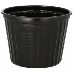 Papstar 25x Mehrwegschalen Snack- und Suppenschalen rund 500 ml O11,5 cm schwarz