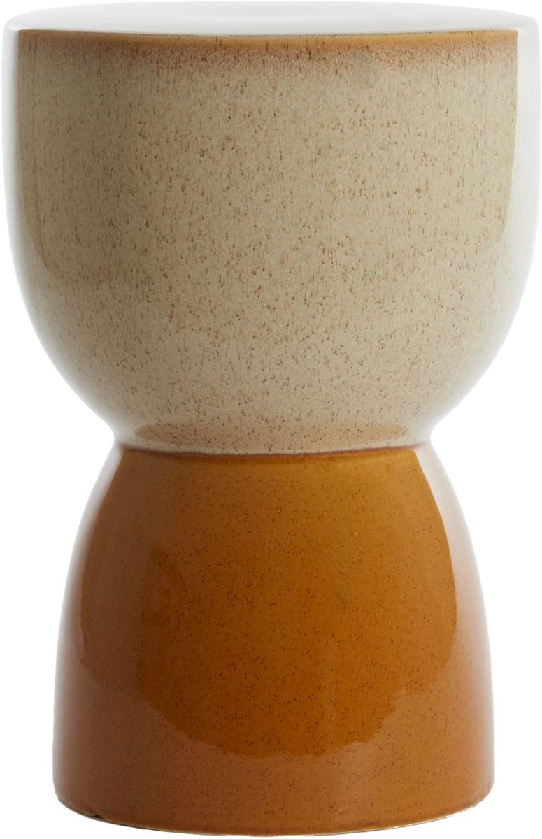 Light & Living Bijzettafel Finca Wit B/D/H: 28,5 x 28,5 x 42 cm