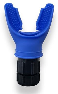 Healfit Counter Breathing Trainer Lung Flexer Fitness Tool Durable Exerciser That Increases Lung Capacity blue