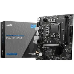 MSI PRO H610M-E Motherboard Intel H610 LGA 1700 micro ATX