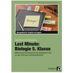 Last Minute: Biologie 5. Klasse, Schulbücher von Michaela Seim, Rebecca Dziomba, Tina Konz
