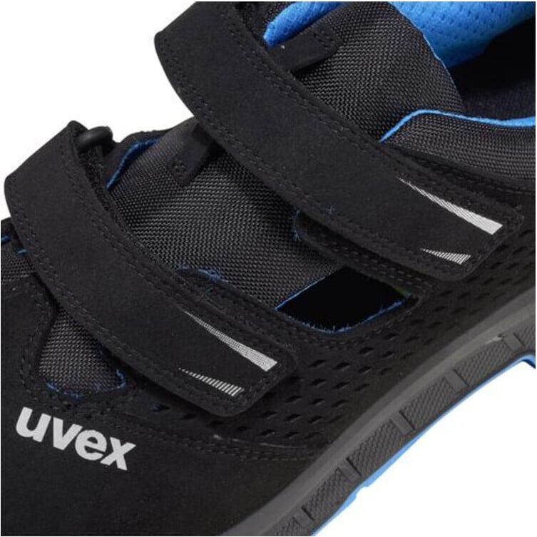 uvex Sandalen 2 trend S1 blau schwarz Weite 11 Gr. 42 (6936842)