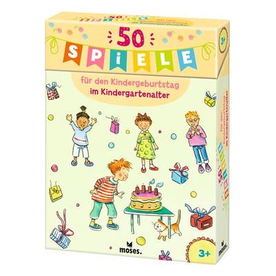50 Spiele für den Kindergeburtstag im Kindergartenalter, Gebundene Ausgabe von Anna Bernhard,Silvia Schmitz, Moses verlag, 978-3-96455-299-0